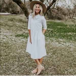 Roolee Piper Button Dress